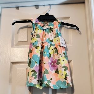 Summer Floral Print Toddler Dress